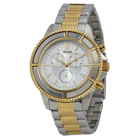 versus versace two tone tokyo watch|Versace men's watches.